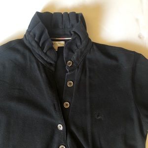 Burberry Polo with ruffle collar size Medium